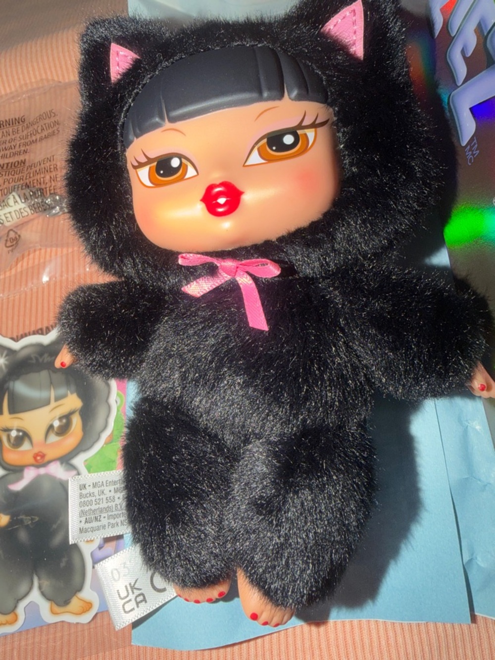 Bratz Bratziez Iconz Seriez Kool Kat Jade Plush Keychain ONLY 4 left